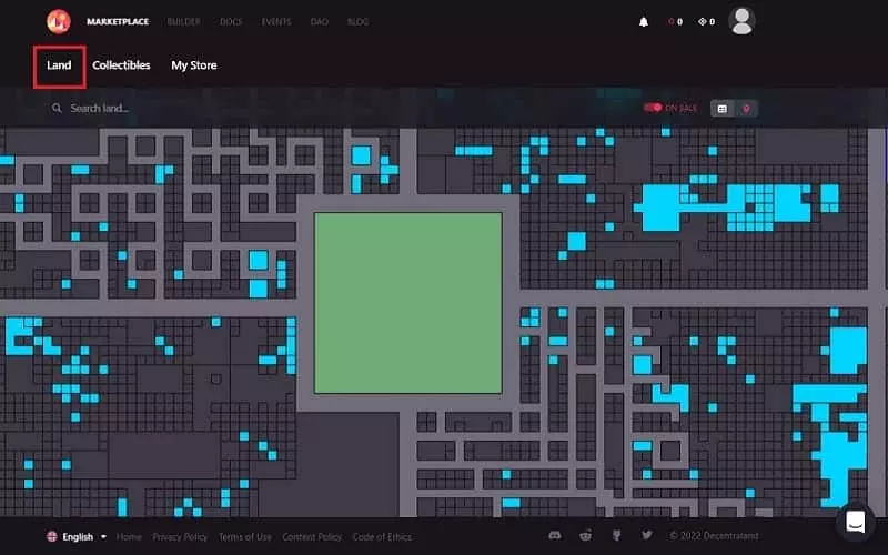 Buying land in metaverse